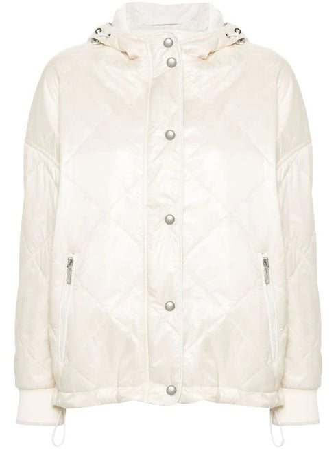 hooded padded jacket